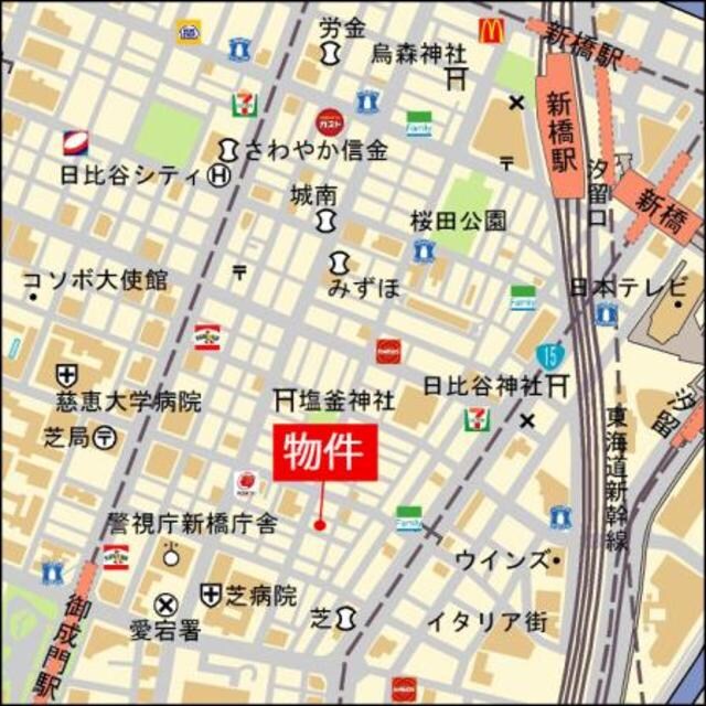 ザ・パークハウスアーバンス御成門の物件内観写真