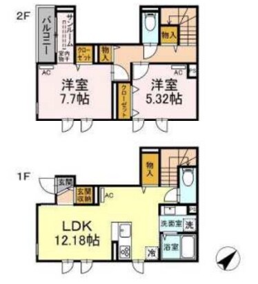 エクセリア大崎の物件間取画像