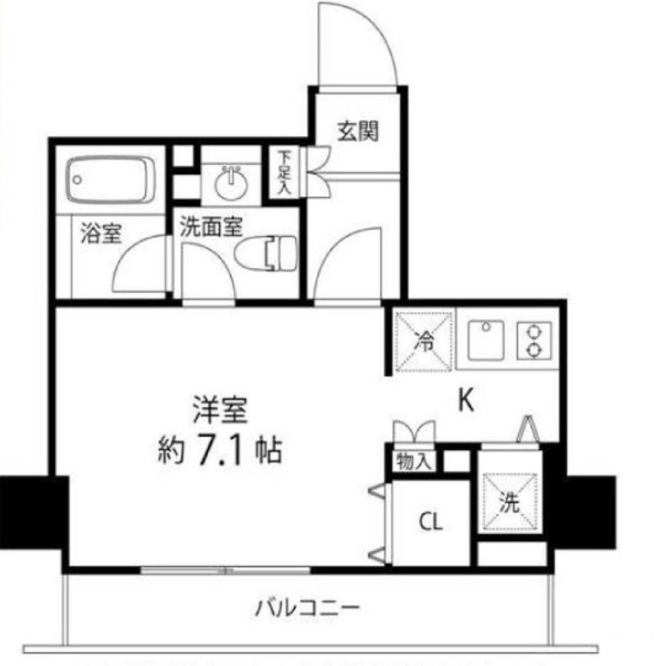 麻布十番レジデンスの物件間取画像