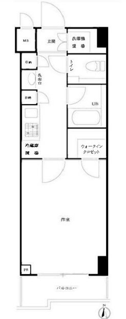 ルーブル泉岳寺前の物件間取画像