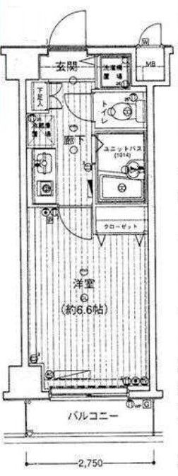 メインステージ白金高輪の物件間取画像