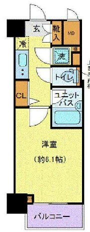 パレステュディオ浜松町の物件間取画像