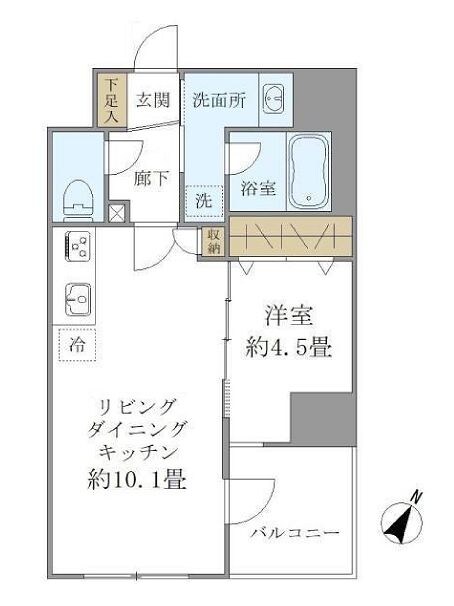 パインステージ白金高輪の物件間取画像