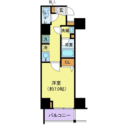 グランヴァン赤坂の物件間取画像