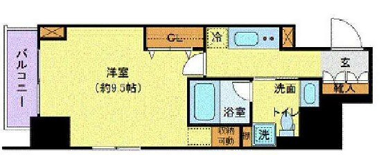 グランドコンシェルジュ六本木の物件間取画像