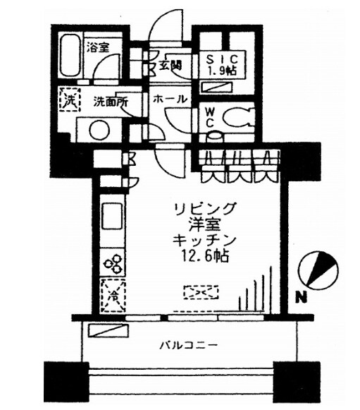 東京ツインパークスライトウィングの物件間取画像