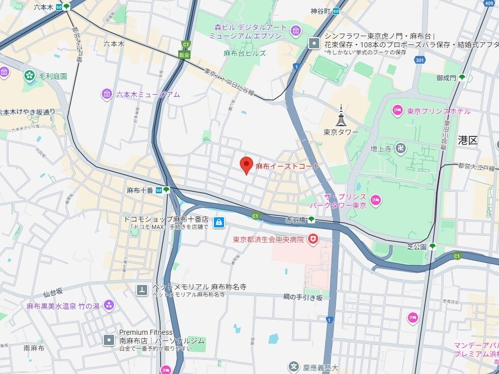 麻布イーストコートの物件内観写真