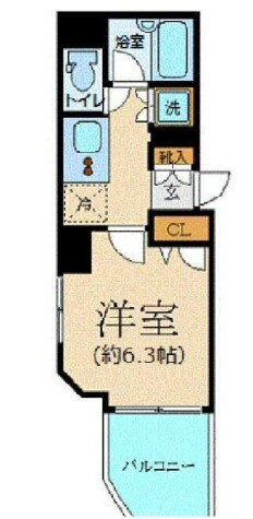 コンシェリア芝公園の物件間取画像