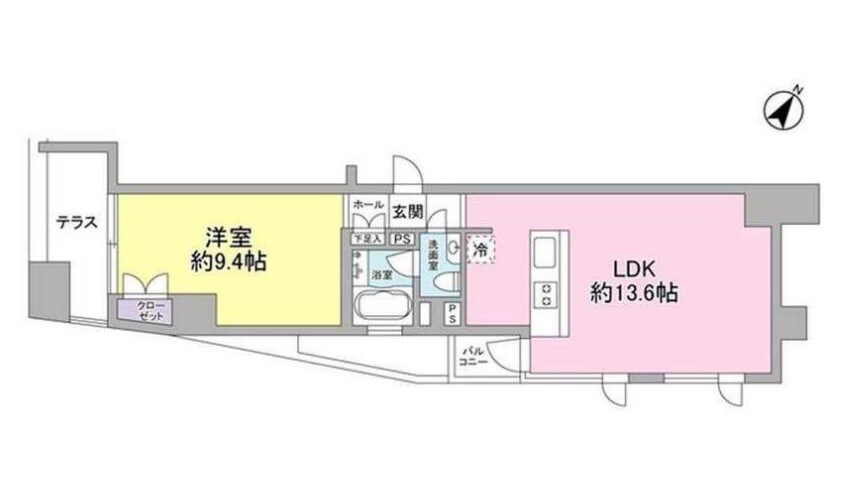 コンフォリア南青山の物件間取画像