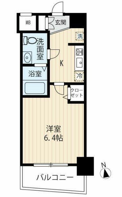 アルコバレーノ武蔵小山の物件間取画像