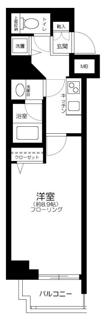 ガリシアヒルズ六本木の物件間取画像