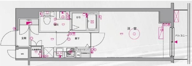 ル・リオン品川二葉の物件間取画像