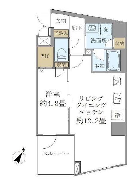 パインステージ白金高輪の物件間取画像