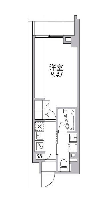 アジールコート麻布十番（ASYL COURT 麻布十番）の物件間取画像