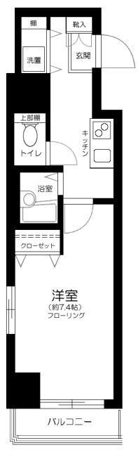 ガラ・シティ芝公園の物件間取画像