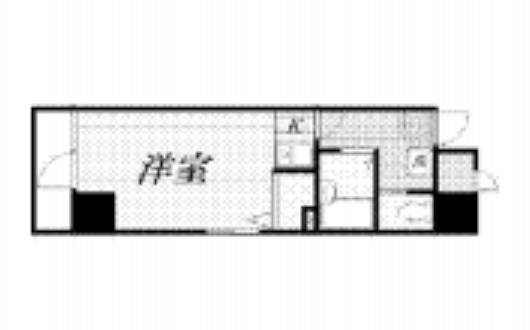 汐留フラッツの物件間取画像