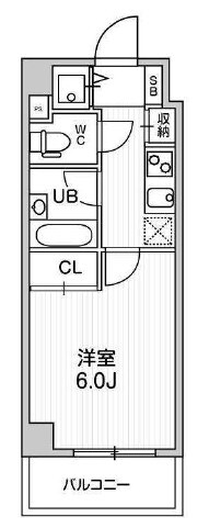 コンシェリア新橋の物件間取画像