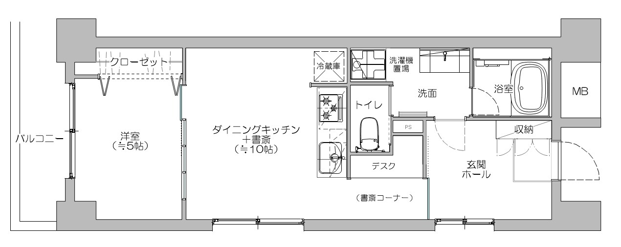 プライムアーバン目黒リバーフロントの物件間取画像