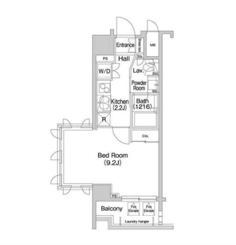 コンフォリア麻布ＥＡＳＴの物件間取画像