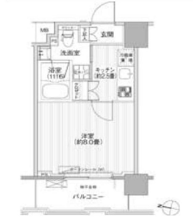 コスモグランス南品川の物件間取画像