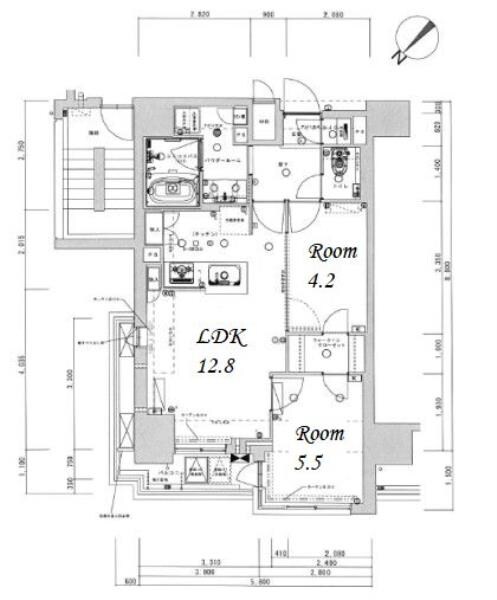 ライトテラス蔵前の物件間取画像