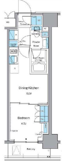 ルフォンプログレ上野稲荷町の物件間取画像
