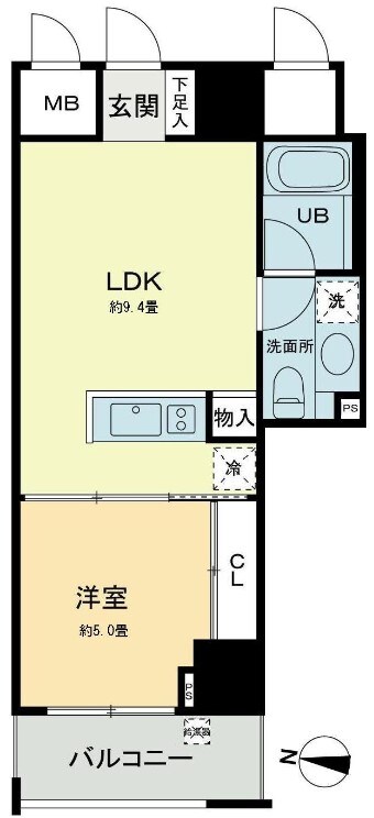 ベルファース本郷弓町の物件間取画像