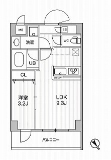 ドゥーエ曳舟の物件間取画像