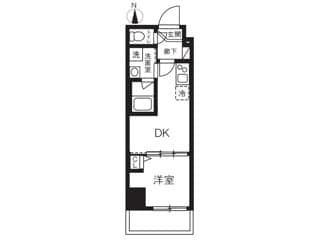 （仮称）台東区竜泉1丁目マンションの物件間取画像