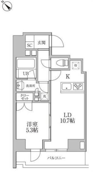 レジディア文京本郷IIIの物件間取画像