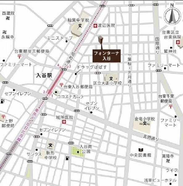 フォンターナ入谷の物件内観写真