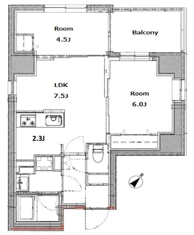 リビオメゾン上野入谷の物件間取画像