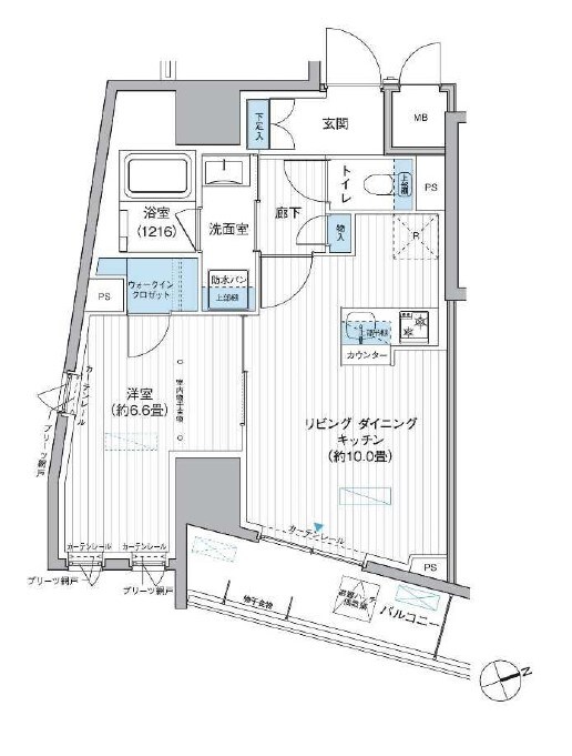 栖-すみか-浅草蔵前の物件間取画像