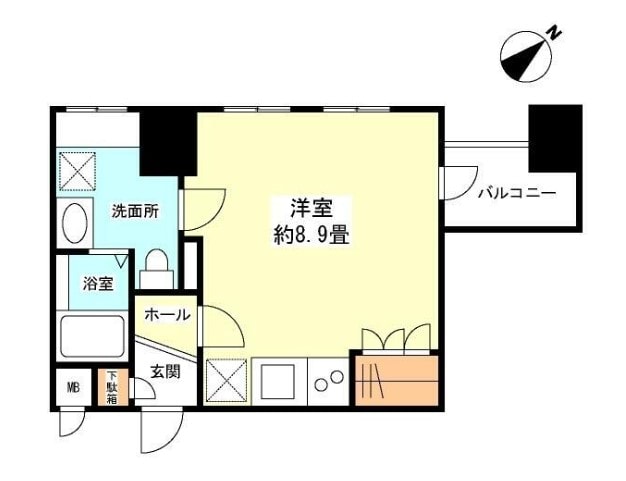 グランカーサ新宿御苑の物件間取画像