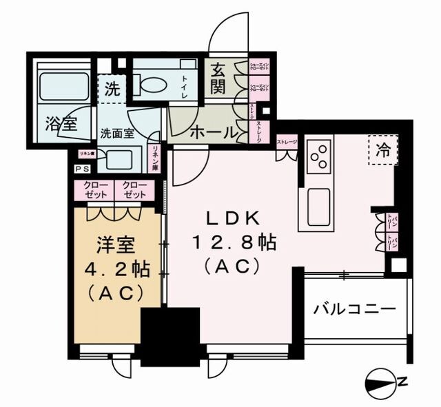 クラッシィハウス大手町ザ・スイートの物件間取画像