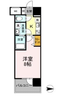 D-room早稲田（ディールーム早稲田）の物件間取画像