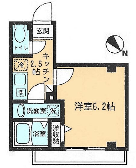 飯田橋ハウスの物件間取画像