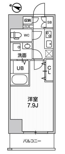 江戸川橋ステーションレジデンスの物件間取画像