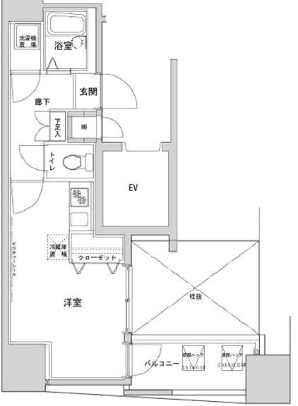 ヴィーダ文京本郷（VIDA文京本郷）の物件間取画像