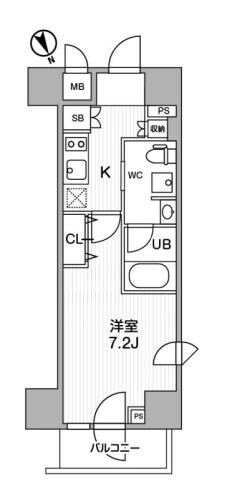 ステージファースト浅草橋IIの物件間取画像