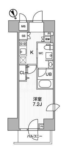 ステージファースト浅草橋IIの物件間取画像