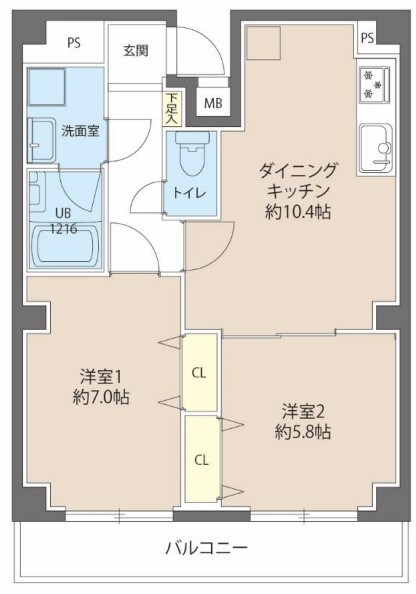 レオーネ秋葉原の物件間取画像