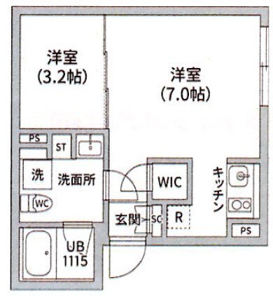 レピュア四谷レジデンスの物件間取画像