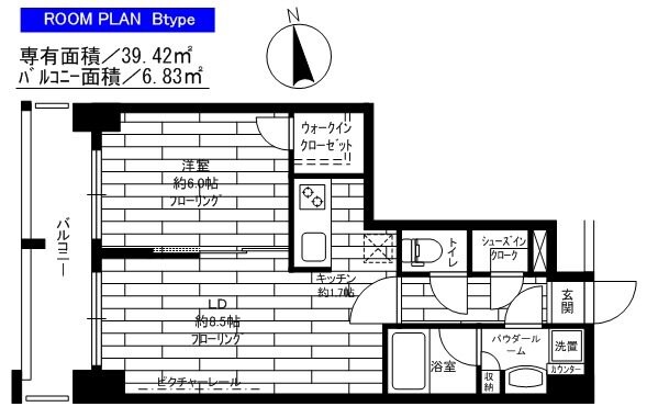 ステージファースト新御徒町の物件間取画像