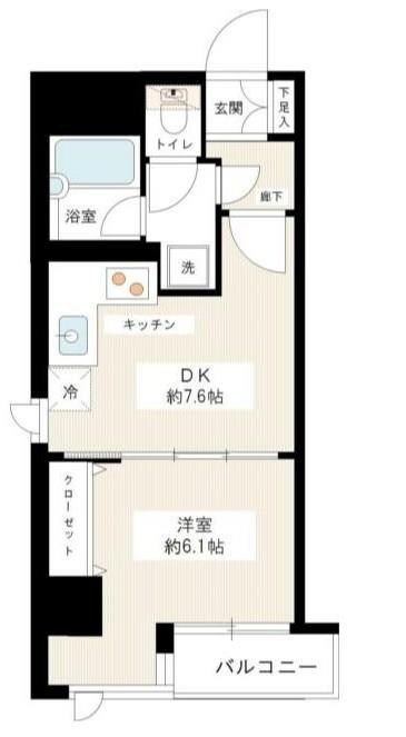 カスタリア新宿御苑の物件間取画像