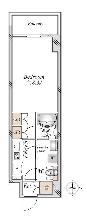 アーバンパーク浅草の物件間取画像