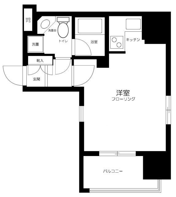 アクシア新宿御苑の物件間取画像