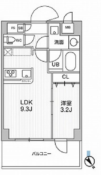 ドゥーエ曳舟の物件間取画像