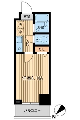 グランプレッソ河田町の物件間取画像