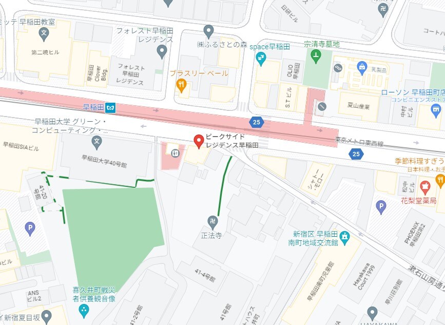 ピークサイドレジデンス早稲田の物件内観写真